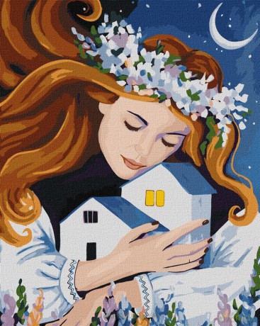 Malowanie po numerach - Światła rodzimego 40x50cm