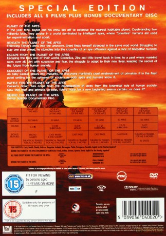 Planet of the Apes (Planeta Małp) [6DVD]