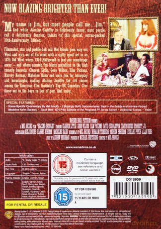 Blazing Saddles (Płonące Siodła) [DVD]