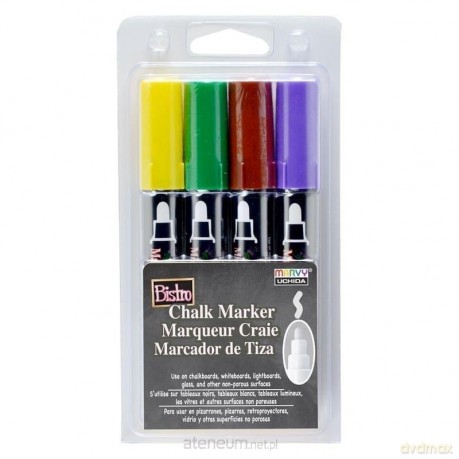 Markery kredowe Bistro Chalk 4 kolory
