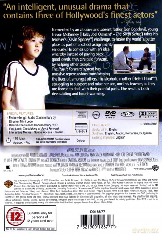 Pay It Forward (Podaj Dalej) [DVD]