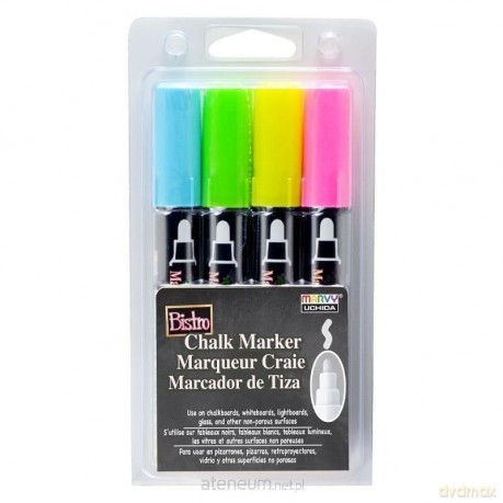 Markery kredowe Bistro Chalk Marker 4 kolory