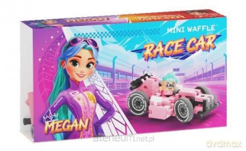 Mini Waffle 50el Cars: Pink Race Car [KLOCKI]