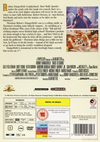Powrót Do Szkoły [DVD]