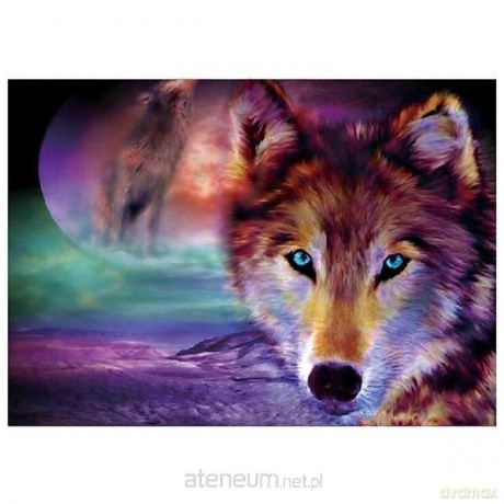 Mozaika diamentowa 5D - Wilk 40x30cm
