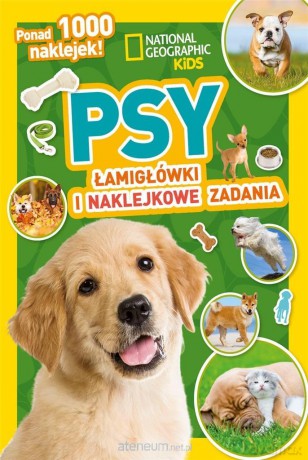 National Geographic Kids. Psy. Łamigłówki [KSIĄŻKA]