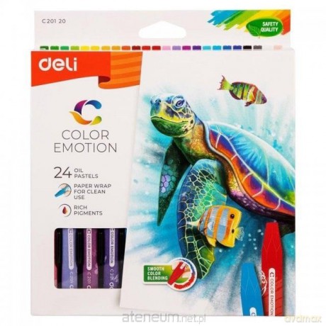 Pastele olejne Color Emotion 24 kolory