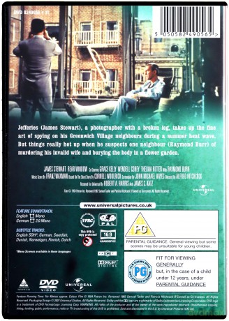 Rear Window (Okno na podwórze) [DVD]