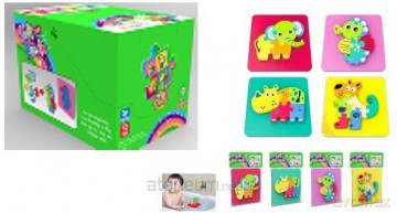 Puzzle piankowe 3D (12szt) [PUZZLE]