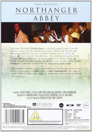 Northanger Abbey (Opactwo Northanger) [DVD]