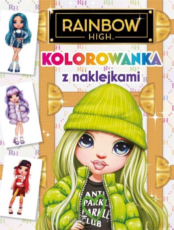 Rainbow High. Kolorowanka z naklejkami [KSIĄŻKA]
