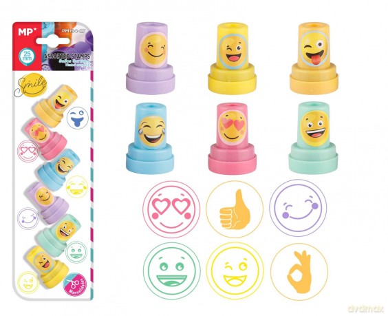 Stempelki Uśmiech i Łapki 6szt
