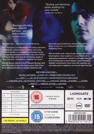 Open Your Eyes (Otwórz Oczy) [DVD]