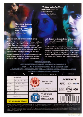 Open Your Eyes (Otwórz Oczy) [DVD]