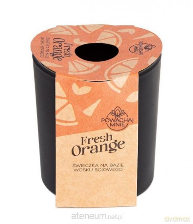 Świeczka sojowa Powąchaj mnie Fresh Orange czarny