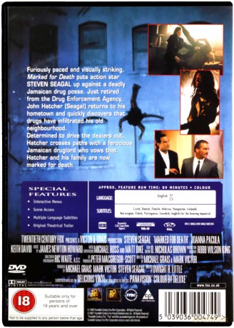 Marked for Death (Wybraniec Śmierci) [DVD]