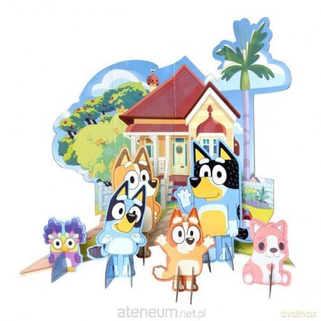 Zestaw dekoracyjny na stół Bluey papier