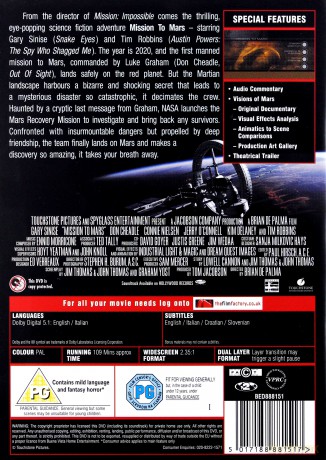 Mission to Mars (Misja Na Marsa) [DVD]