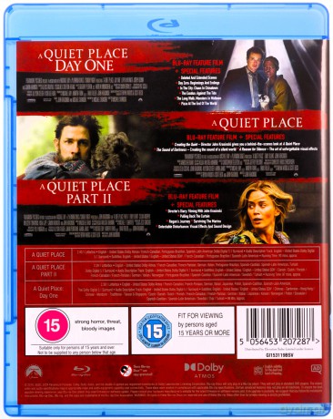 A Quiet Place 3-Move Collection (Ciche Miejsce 1-3) [Blu-Ray]