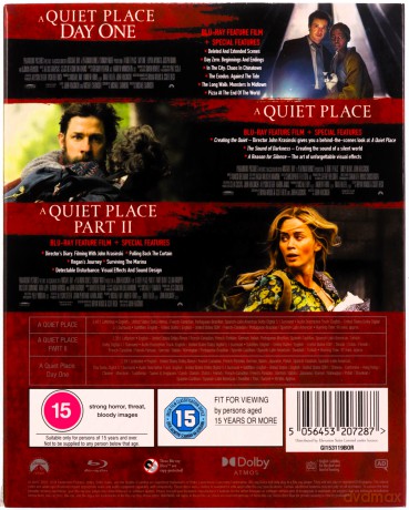 A Quiet Place 3-Move Collection (Ciche Miejsce 1-3) [Blu-Ray]