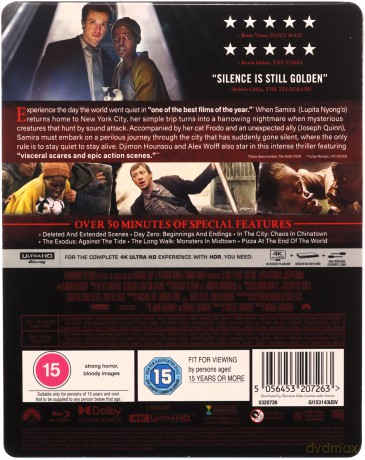 Ciche miejsce: Dzień pierwszy (steelbook) [Blu-Ray]