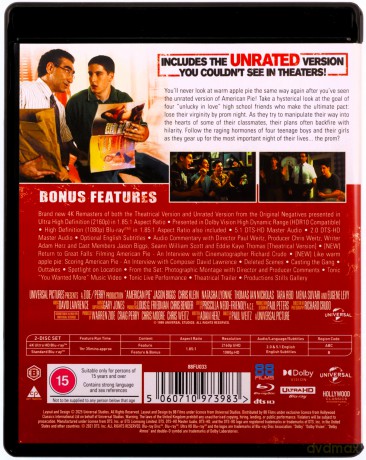 American Pie [Blu-Ray 4K]+[Blu-Ray]