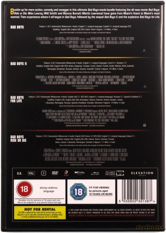 Bad Boys 4 Movie Collection [4xDVD]