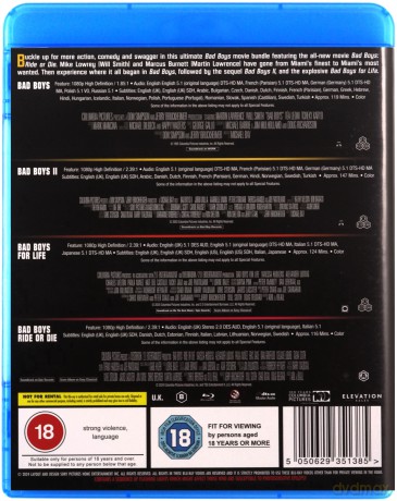 Bad Boys 4 Movie Collection [4xBlu-Ray]