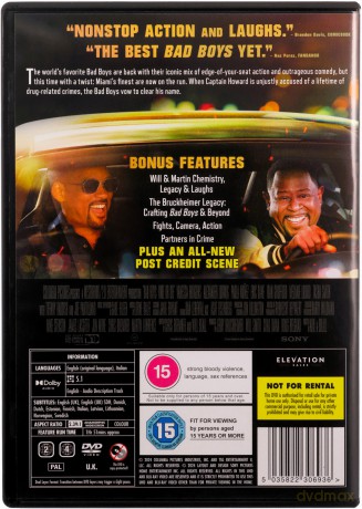 Bad Boys: Ride Or Die [DVD]