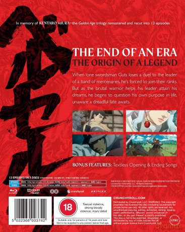 Berserk: The Golden Arc Memorial Edition [2xBlu-Ray]