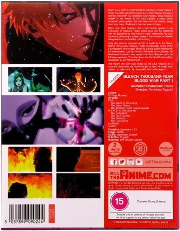 Bleach Thousand Year Blood War - Part 1 (Limited Collector's) [2xBlu-Ray]