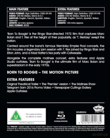Born To Boogie [Blu-Ray]