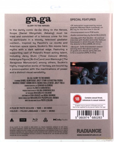 Ga-Ga: Glory To The Heroes (Ga, Ga - Chwała bohaterom) [Blu-Ray]