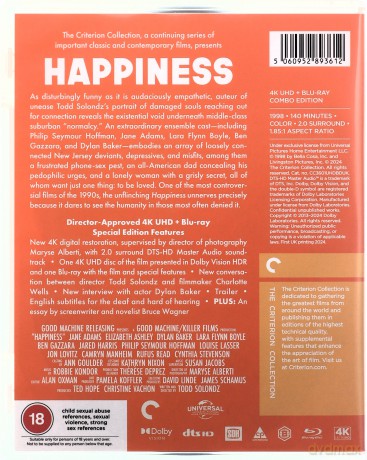 Happiness [Blu-Ray 4K]+[Blu-Ray]