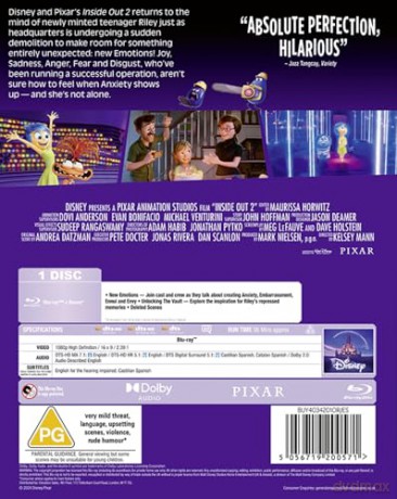 Inside Out 2 (W głowie się nie zmieści 2) [Blu-Ray]
