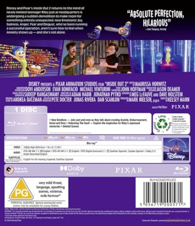 Inside Out 2 (W głowie się nie zmieści 2) [Blu-Ray]