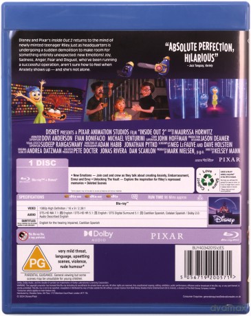 Inside Out 2 (W głowie się nie zmieści 2) [Blu-Ray]