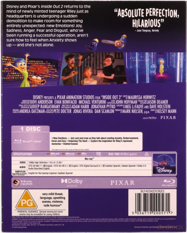 Inside Out 2 (W głowie się nie zmieści 2) [Blu-Ray]