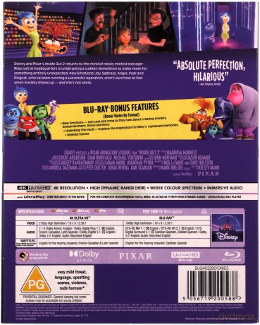 Inside Out 2 (W głowie się nie zmieści 2) [Blu-Ray 4K]+[Blu-Ray]