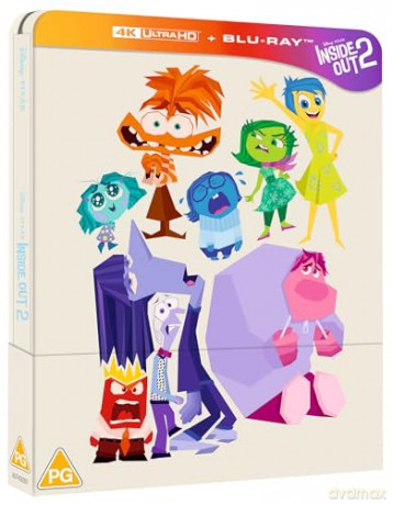 Inside Out 2 (steelbook) (W głowie się nie zmieści 2) [Blu-Ray 4K]+[Blu-Ray]
