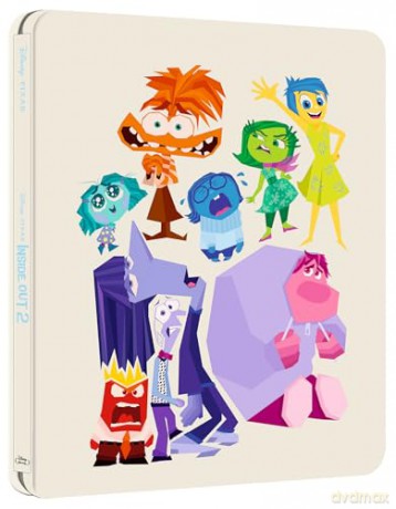 Inside Out 2 (steelbook) (W głowie się nie zmieści 2) [Blu-Ray 4K]+[Blu-Ray]