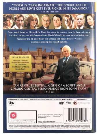 Inspector Morse: The Complete Collection (Sprawy inspektora Morse'a) [18DVD]