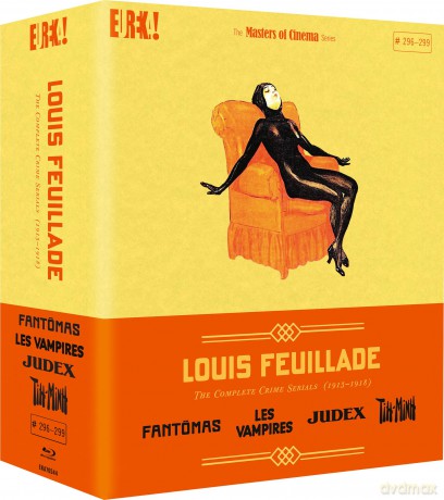 Louis Feuillade: The Complete Crime Serials (1913-1918) (Masters Of Cinema) (Limited) [10xBlu-Ray]