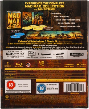 Mad Max 5 Film Collection [6xBlu-Ray 4K]+[Blu-Ray]