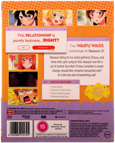 Rent-A-Girlfriend - Season 2 [2xBlu-Ray]