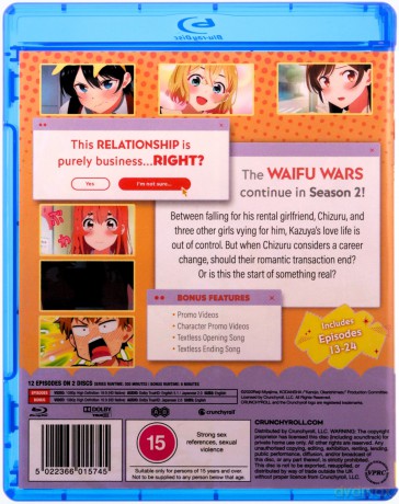 Rent-A-Girlfriend - Season 2 [2xBlu-Ray]