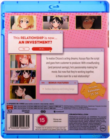 Rent-A-Girlfriend - Season 3 [2xBlu-Ray]