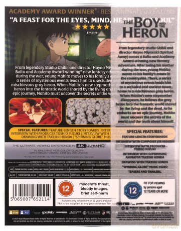 The Boy And The Heron (Chłopiec i czapla) [Blu-Ray 4K]+[Blu-Ray]