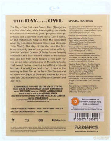 The Day Of The Owl (Dzień puszczyka) [Blu-Ray]
