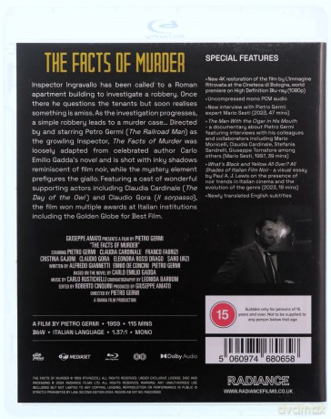 The Facts Of Murder (W ślepej uliczce) [Blu-Ray]